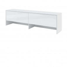 Plaukts virs gultas BED CONCEPT BC-09, balts glancēts